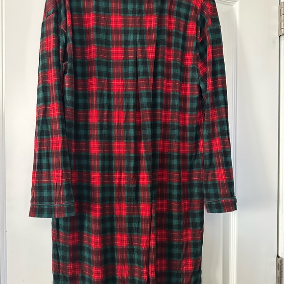 LITTLR SLEEPIES TARTAN SLEEP SHIRT | SIZE L - Picture 3 of 3